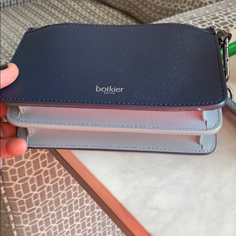 Botkier womens crossbody bag toe tone lite Navy